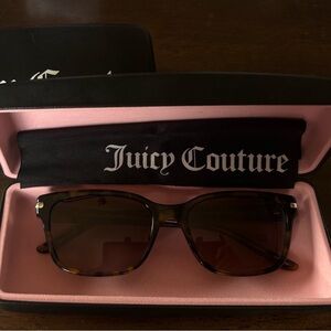 Juicy Couture Tortoiseshell Sunglasses with Brown Lenses